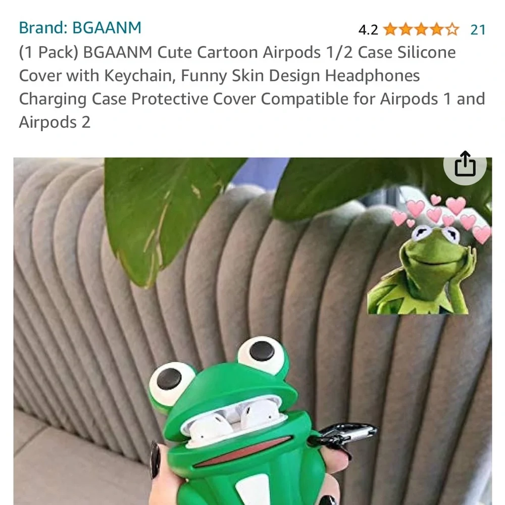 Amazon Frog AirPods 1 or 2